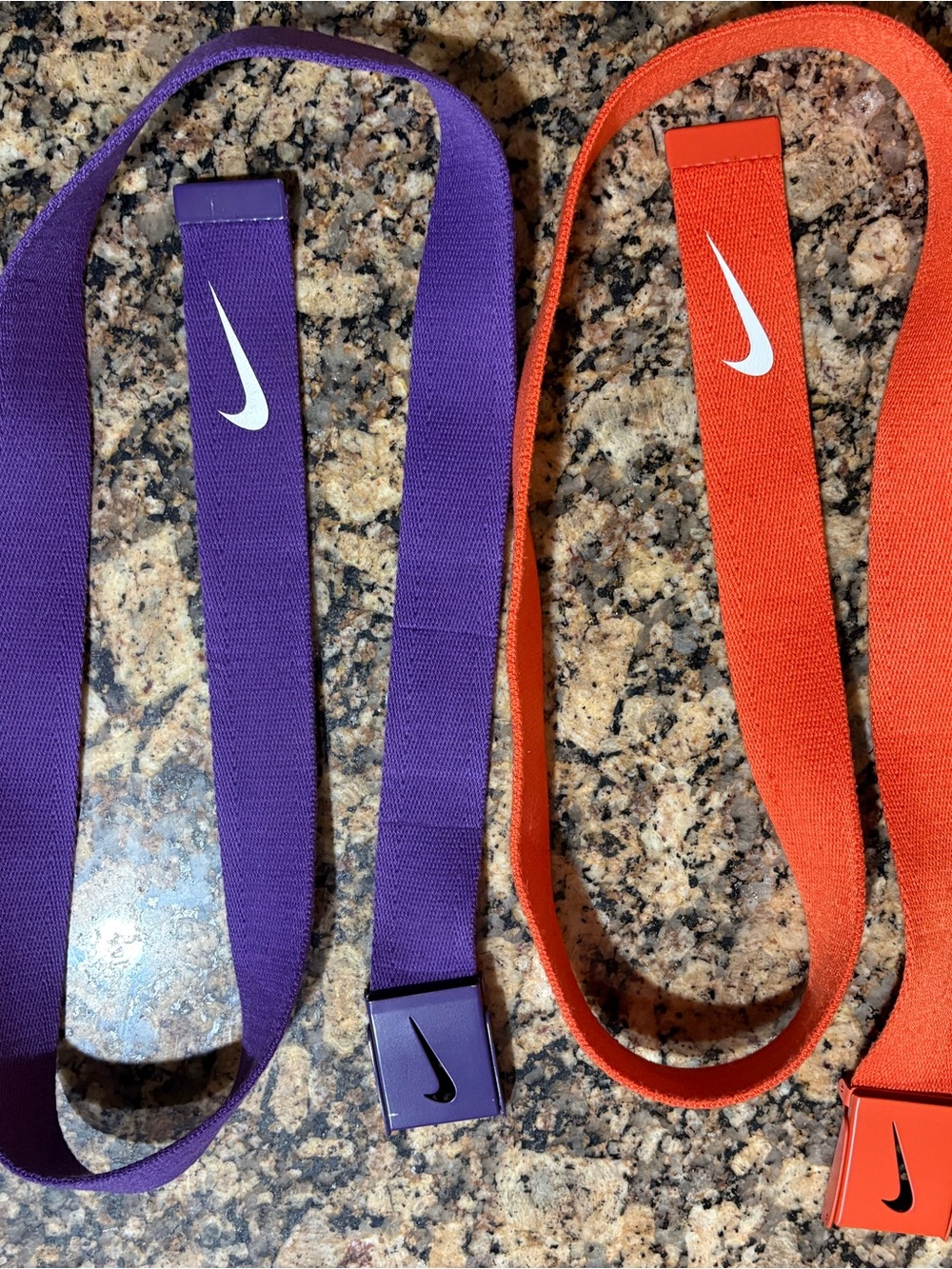 Nike Belts in Purple & Orange adjustable